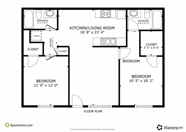 2 Bedroom 249 floor plan